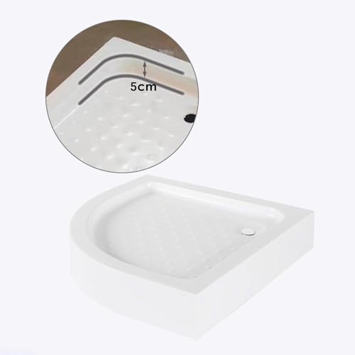 Receveur de douche acrylique étanche avec bonde de vidage - 4