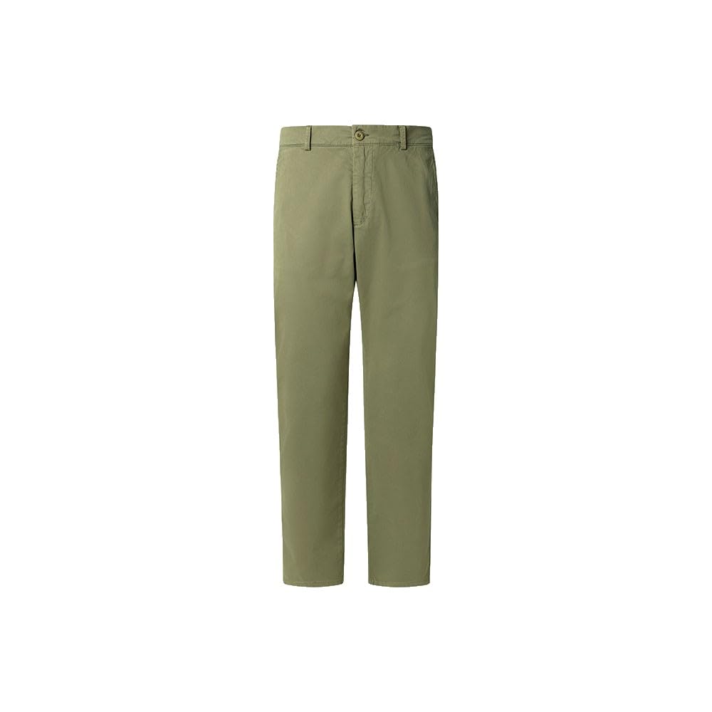 Pepe Jeans Herren Slim Chino Twill Hose, Grün (Militärgrün), 29 W