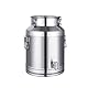 MANGGUO Farm Milk Transport Can – 5L/14L Milchkanne Kanister Topf Weineimer Fass Wassereimer Öl Tee Tank mit versiegeltem Deckel und Zapfen