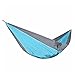 YAO FEI Matière en Nylon Hamac Hamac de Haute qualité Adulte de sécurité for Le Sommeil extérieur intérieur Hammac Doux Doom Soft 230 * 90cm (Color : Aquablue, Size : Hammock)
