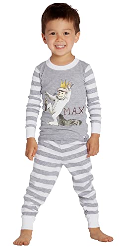 Where the wild things are Boys' Toddler Max' Cotton Pajama Set