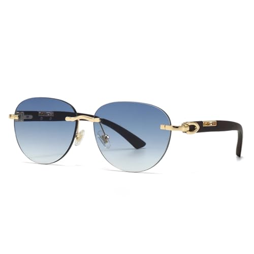Lunettes de soleil rondes rétro en métal accessoire de mode urbaine unisexe