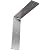 Ekena Millwork BKTM02X08X08HASS 2-Inch W x 8-Inch D x 8-Inch H Hamilton Bracket, Stainless Steel