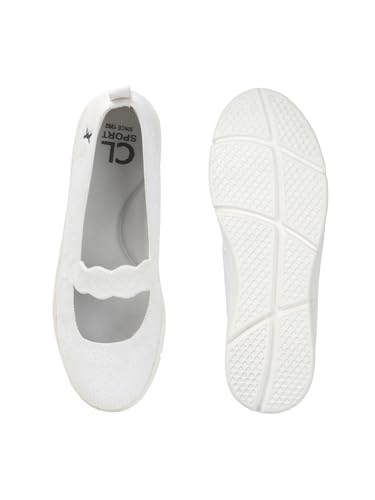 Image of Carlton London Women Mesh Flyknit Slip-On Lightweight Shoes