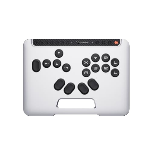 Image of BIGBIG WON Fight Master Leverless Controller for Switch 2 /Switch /PC /iOS /Android, All-Button Hitbox Arcade Stick with Bluetooth /2.4G /Wired, Hot-Swappable Fast-Trigger Mechanical Switches, RGB Fight Stick