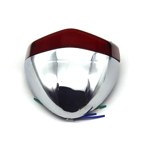 Luz de freno trasera cromada para Honda Steed VT600C con acabado resistente
