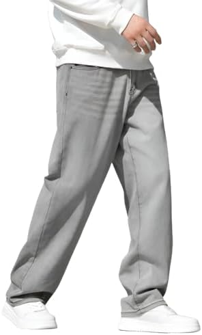 Ben Martin Men Jeans || Baggy Fit Jean's for Man || Loose Fit High Rise Denim || Stretchable Casual Wear Jean,s || Dance Rap Rapping Style Pant for Men || Denim Cotton Jeans (1)