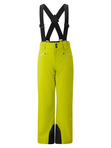 Ziener Kinder AXI-Z Ski-Hose/Schnee-Hose | wasserdicht Träger Electric Grass 152