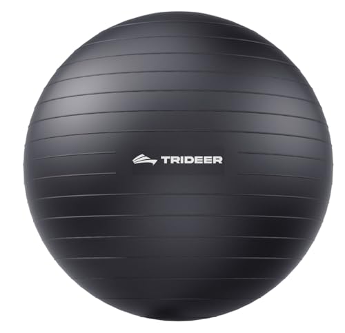 Trideer Yoga Ball for Exercise, Pregnancy, Exercise Ball, Pump Included