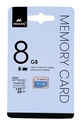 Image of 8GB microSDXC Memory Card Class 10, Up to 40 Mbps Reading & 20 Mbps Writing Speed with High Performance of Data Transfer (8, GB)