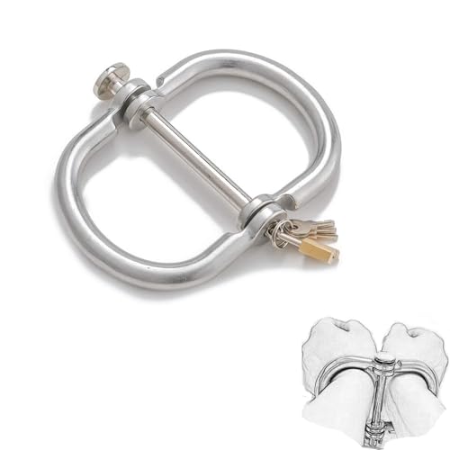 Menottes en métal pour homme en acier inoxydable pour couples