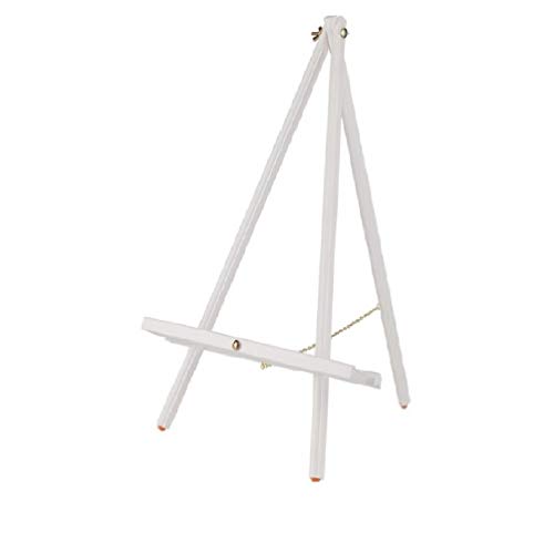Display Easel Wood White Finish