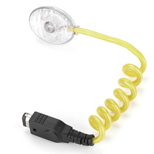 MENDUNER Zewnętrzna Lampka LED Game Boy do Konsoli GBC i GBP - Biała Lampa Podświetlająca, Elastyczne, Regulowane światło Ekranu Typu Plug & Play