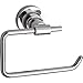 Price comparison product image tesa LUUP Toilet Paper Holder - No Drill Chrome Plated Metal Toilet Roll Holder without Lid for Bathrooms and Guest Toilets - Includes Removable Glue Solution