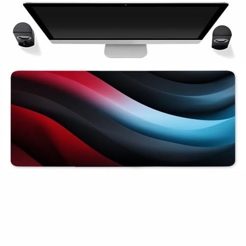 Tapis de souris gaming XXL 1200x600mm à rayures pour le bureau