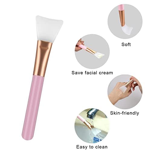 Image of ART RANGER Soft Facial Applicator Hairless Silicone Mud Mask Brush (, 13.9 X 3.2 X 1.5 cm) - Multicolor