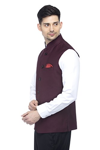 Image of FAVOROSKI Men's Cotton Blend Waist-Long Jacket