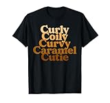 curly coily curvy caramello cutie afro capelli neri melanina maglietta