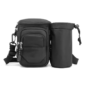 Jxxuiruieen Torba Biodrowa Outdoorowa Czarna