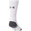 Under Armour Adult Resistor 3.0 Crew Socks, Multipairs , White/Graphite (12-Pairs) , X-Large