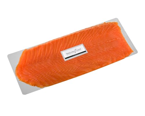 Nordland-Lachs 400g Räucherlachs | schottischer Lachs - handfiletiert, geräuchert, in feinste Scheiben geschnitten | mit Top Kühlversand