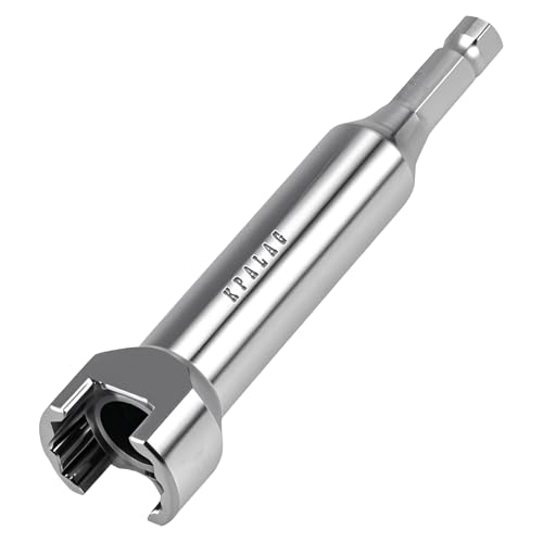 KPALAG Stainless Steel 3/4 Strut Channel Adapter Nuts & Bolts Drill Bit Socket Wrench Tool for 19mm Bolt Head Compatible with 1-5/8 2-7/16 3-1/4Channels and Struts