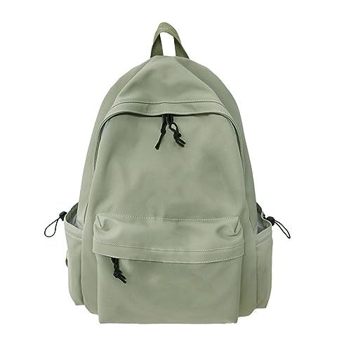 YIzdegg Pequeñas Mochilas Para Mujer Con Colgantes Bolsas Escolares, Mochila para Portátil 14 para Niñas Adolescentes, Mochila Ligera, Bolsa de Agua para Librerías, Colegios, Hombres, Mochilas Escuela