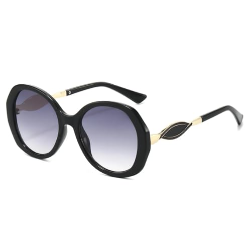 Lunettes de soleil ovales femmes protection UV400 verres dégradés rétro
