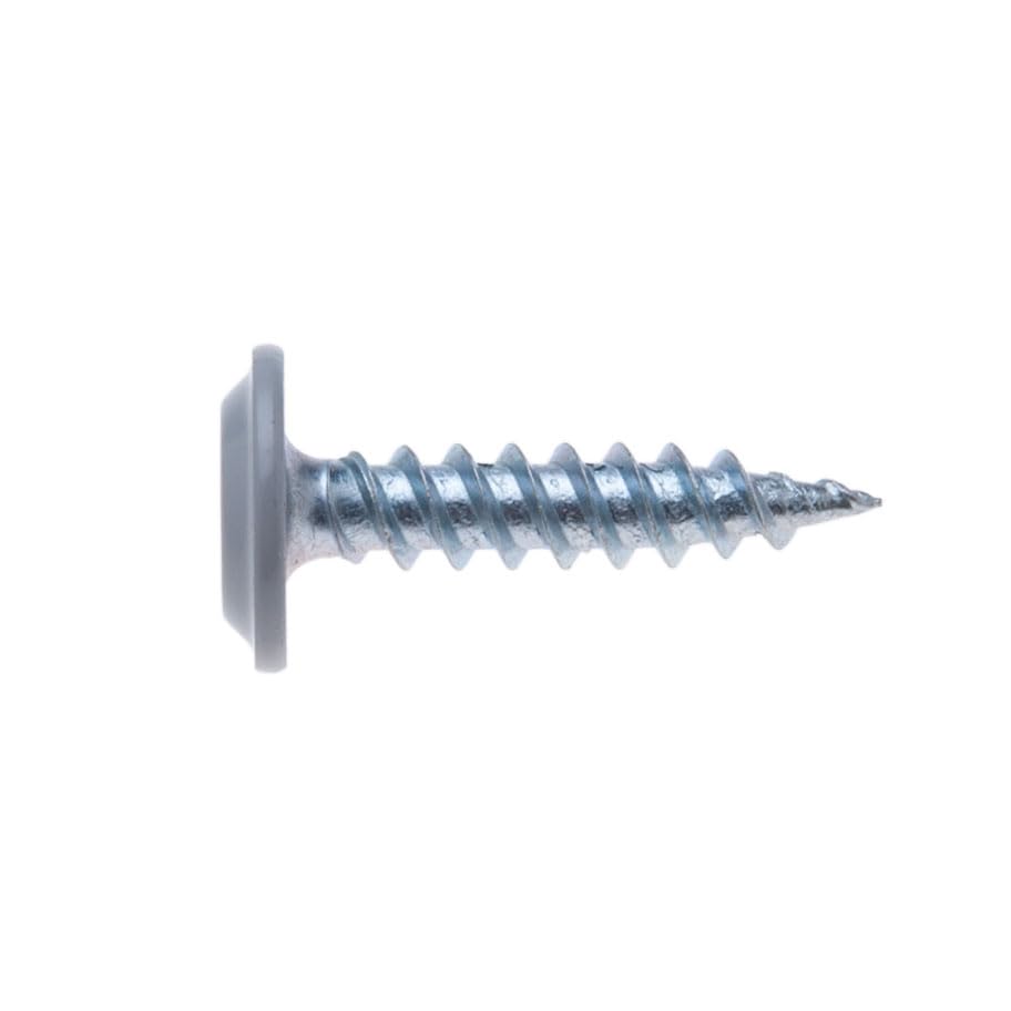 4.2mm x 19mm Self Tapping Phillips Screws for Sheet metal to Wood, Powder-Coated Window Grey (RAL 7040), Fine Thread, Sharp Tip, Wafer Head Screw, Galvanized, Indoor & Outdoor Use, 250 pcs - Image 3