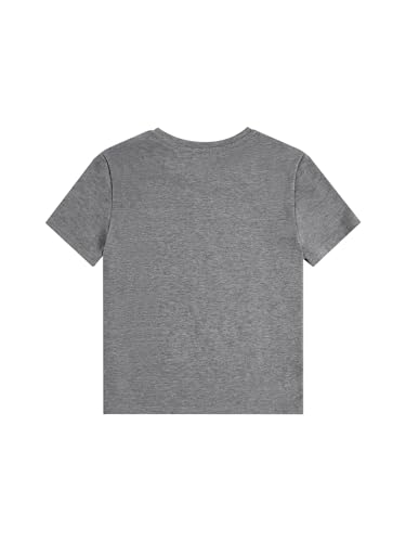 Image of RoseSeek Girl's Geometric Star Graphic Tee Tops Casual Summer Short Sleeve Crew Neck T Shirt