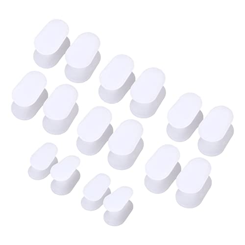 8 Paia/scatola Separatore per Dita in Silicone