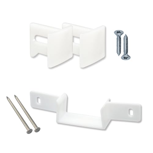 10Pcs 6578 Nylon Pocket Door Bottom Guide & 20Pcs N7015 Plastic Door Bottom Guide Kits miniatura 1