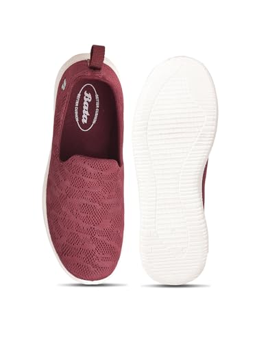 Image of Bata Women Casual Sneaker Shoes - Maroon