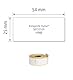 AVERY Zweckform AS0722520 Dymo LabelWriter Adressetiketten kompatibel zu S0722520 (25x54mm, 1 Rolle|500 Adressaufkleber, selbstklebend, für LW Dymo Etikettendrucker/Beschriftungsgerät/Etikettenband)