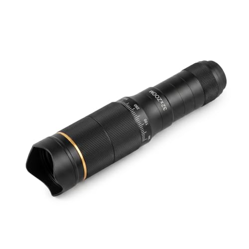 Lente de zoom HD de 32X para grabar vídeos de naturaleza y conciertos con el móvil