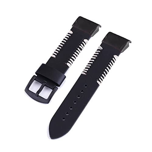 Bracelet 26 mm Garmin Fenix anti-irritation en agate véritable pour remplacer le silicone
