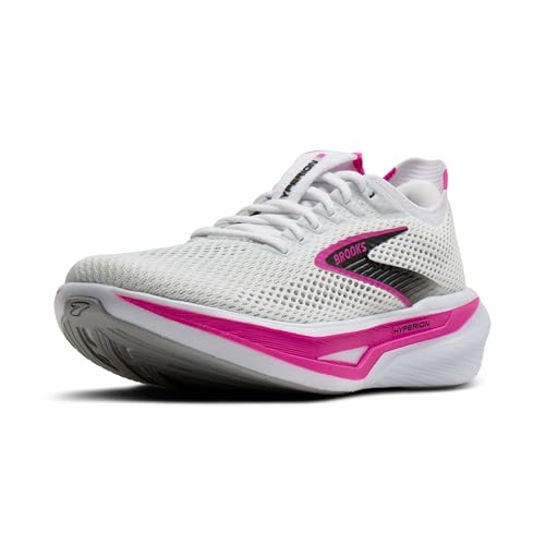 Brooks Brooks Women’s Hyperion 3 Neutral Running Shoe - White/Luminary/Cyber Pink - 7.5 Medium