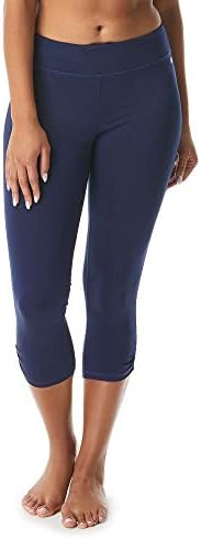 Cobra Athletic Capris — Quick-Dry Yoga, Swim Pant, Sport Leggings for Women, Admiral, Small