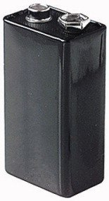 Batteria transistor pila 9V NiMh ricaricabile tensione 8,4V 250mAh