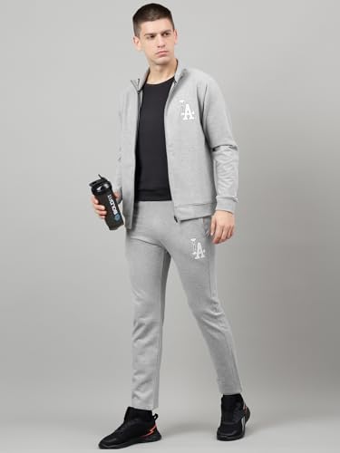Image of Men's Winter Fleece Tracksuit | Zip-Up Sweatshirt & Track Pants, Soft Fleece Fabric, Warm 2-Piece Sportswear for Gym, Streetwear & Casual Wear |FTS-71