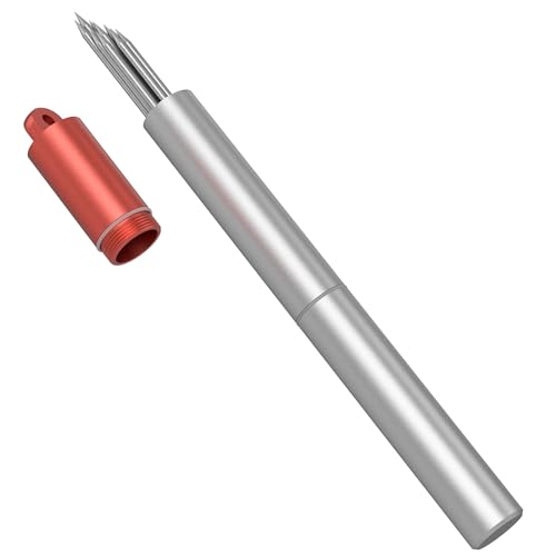 YESWELDER TIG Tungsten Electrode Pre-Sharpened Welding Tungsten 3/32" x 7" (Red, WT20/EWTh-2) 10-pk