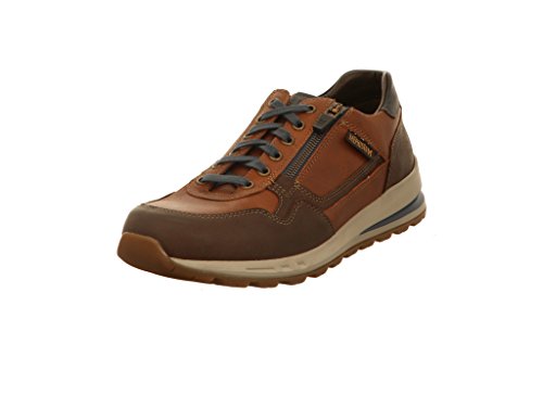 Mephisto Bradley Randy 4284-P5135025 Chaussures à lacets en cuir lisse pour homme Largeur G Taille 44 EU Marron