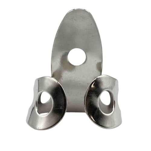 Image of Dunlop 34R.018 Nickel Silver Fingerpicks, .018 inch, 50 /Box