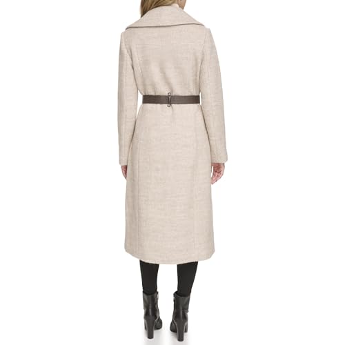 Kenneth Cole Women's Textured Twill Wool Blend Coat4