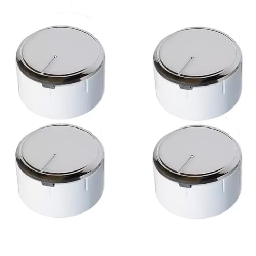 Lot de 4 boutons de commande blancs réglables pour four Beko FR15-0159