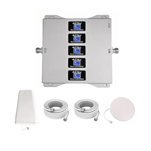 Amplificateur 4G Repeteur 4G Amplificateur de Signal Mobile 5 Bandes