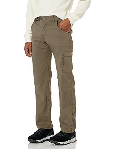 prAna Men's Standard Stretch Zion Pant, Mud, 33W x 32L