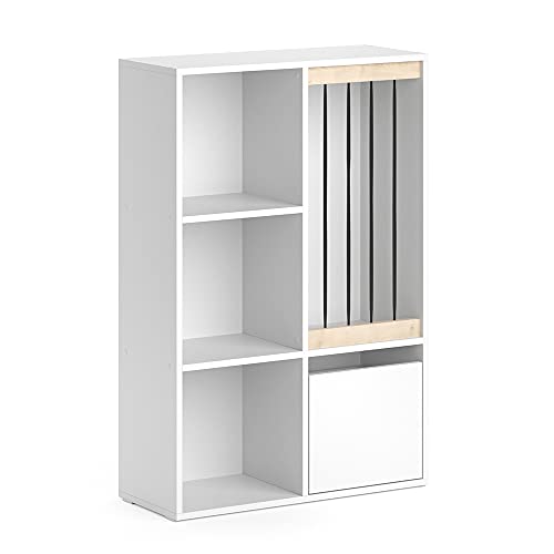 Vicco Kinderregal Weiß Luigi - 29x108x72 cm hergestellt aus Spanplatte -...