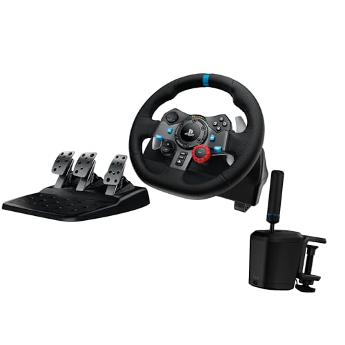 Image of Logitech G29 Driving Force Racing Wheel + RS Shifter & Handbrake Bundle - PS5 /PS4 /PC