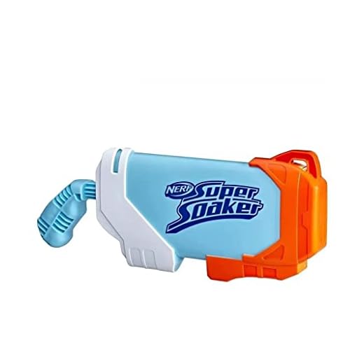 Lançador de Água Nerf Super Soaker Torrent, para Crianças a Partir de 6 Anos - F3889 - Hasbro, Azul e laranja